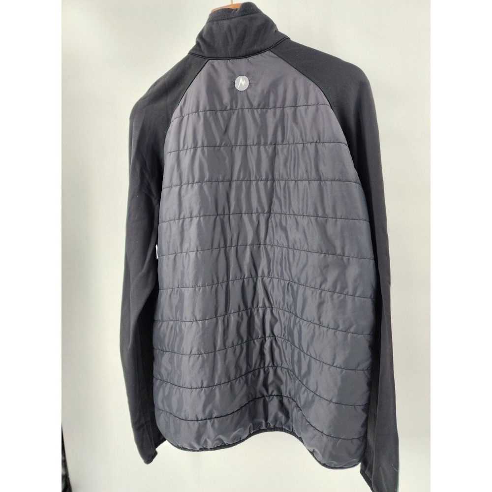 Marmot‎ Mens Hybrid Quilted Insulated Softshell Jacket Black Charcoal Gray Large - Picture 3 of 12